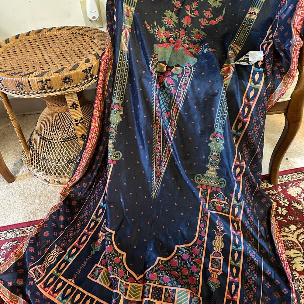 Floral Black Dress